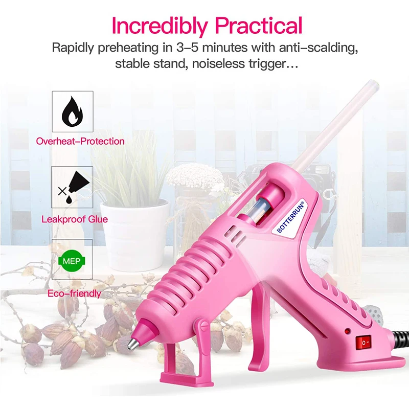 60 Вт термоплавкий клеевой пистолет Набор для ремонта температуры инструменты diy