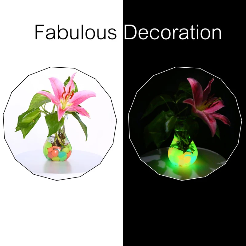 50 шт. светится в темноте светящиеся галечные камни для свадебной вечеринки