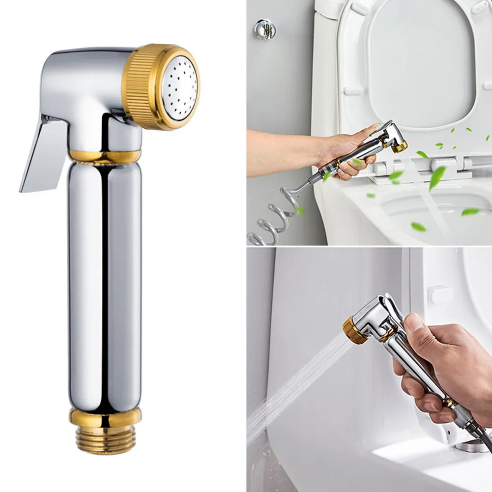

Bathroom Bidet Spray Douche Bidet Head Handheld Hose Spray Muslim Sanitary