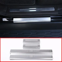 4pcs aluminum alloy original exterior door sill scuff threshold protector plate cover trim for land rover discovery 5 lr5 2017