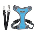 Собака защитный жилет для транспортного средства Жгут Регулируемый мягкий сетки для ремня автокресла высокого качества поводок с путешествия ремень безопасности для животных для автомобилей