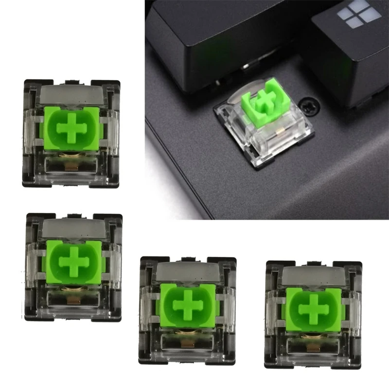 3-контактный зеленый RGB SMD переключатель для razer механической игровой клавиатуры