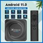 Приставка Смарт-ТВ X88 PRO 20, Android 11,0, 8K, декодирование, медиа-плеер, 2,4 ГГцтелефон, двухдиапазонный Wi-Fi, 1000 м, LAN BT4.2, с голосовым дистанционным управлением