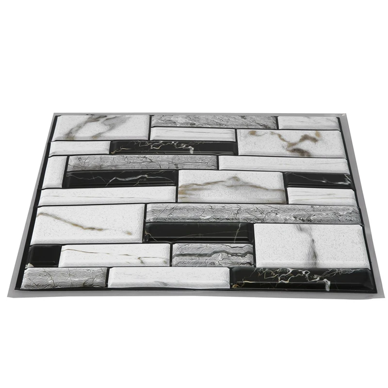 2 шт 3D настенная наклейка плитка кирпич самоклеющийся кухонный Настенный декор