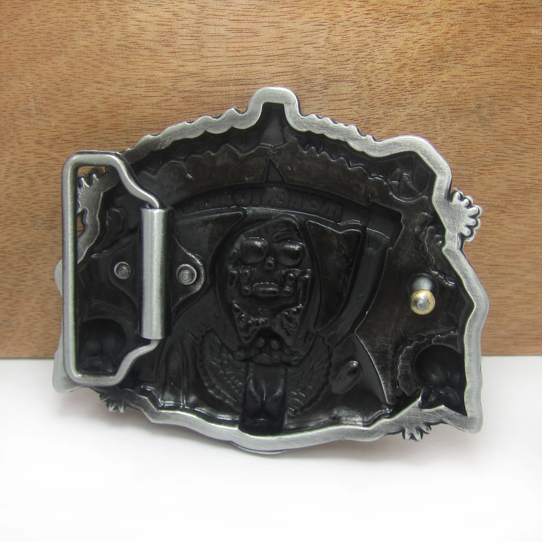 Buckleclub wholesale black GRIM REAPER super hero film cowboy jeans gift belt buckle FP-02388-2 pewter finish 4cm width loop | Дом и сад