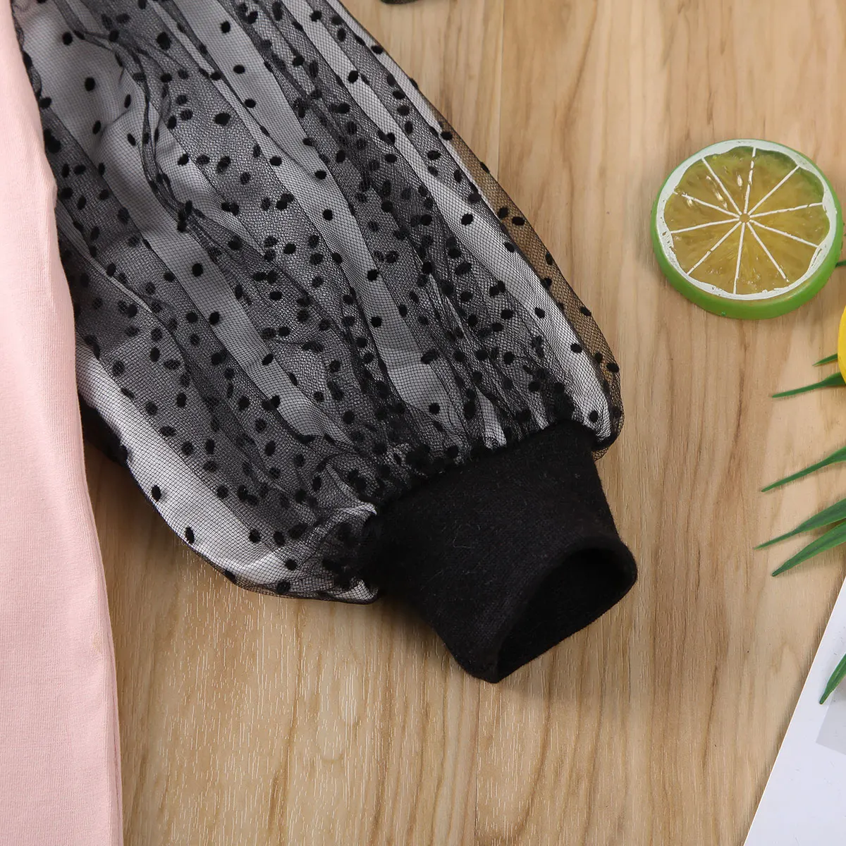 Новинка Лидер продаж Осенний сетчатый топ с длинным рукавом для новорожденных