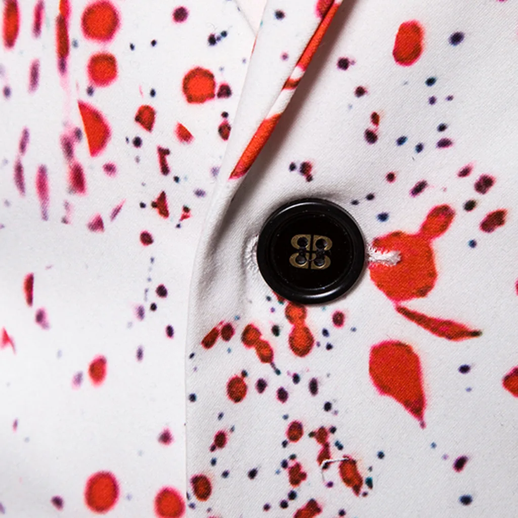 Мужской Блейзер новый модный приталенный белый пиджак Рождественский