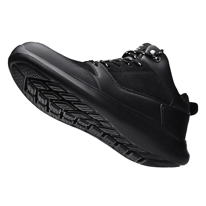 Теплая короткая плюшевая мужская зимняя обувь стильные дышащие ботильоны