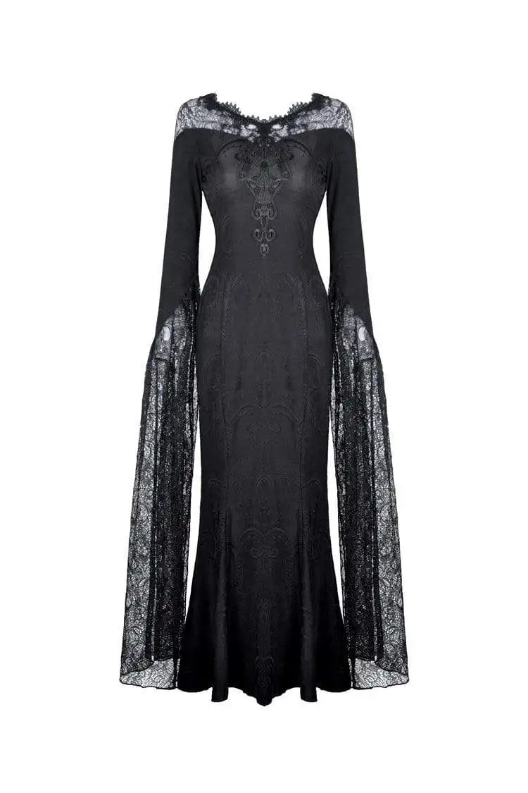 Darkinlove женские готические кружевные вечерние платья карандаш с кружевными