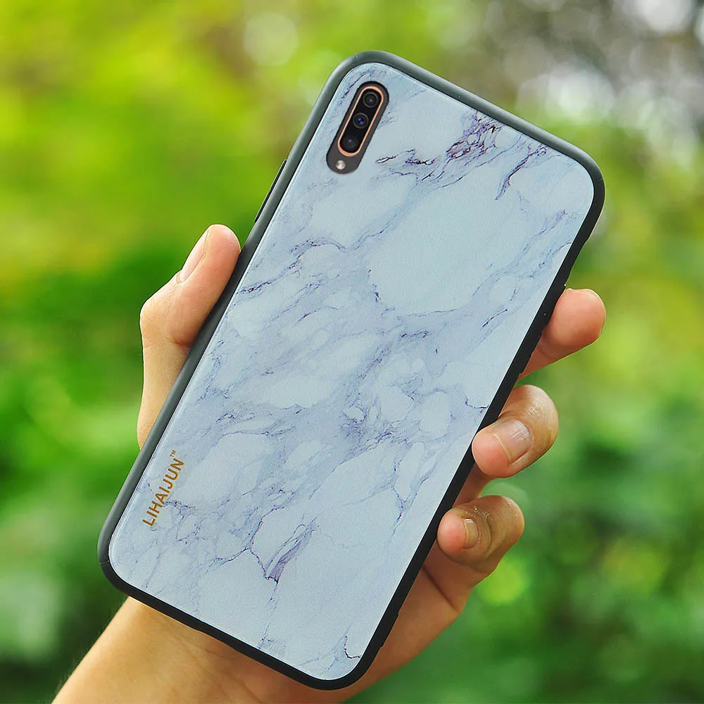 Мрамор закаленное Стекло для Samsung Galaxy S6 S7 край S8 S9 S10 S10e Plus Note 8 9 10 A30 A40 A50 A60 A70 M10