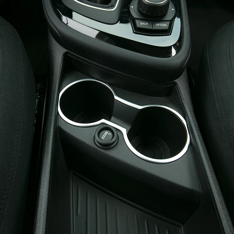 CNORICARC хромированный ABS центральный пульт декоративная рамка для чашки воды