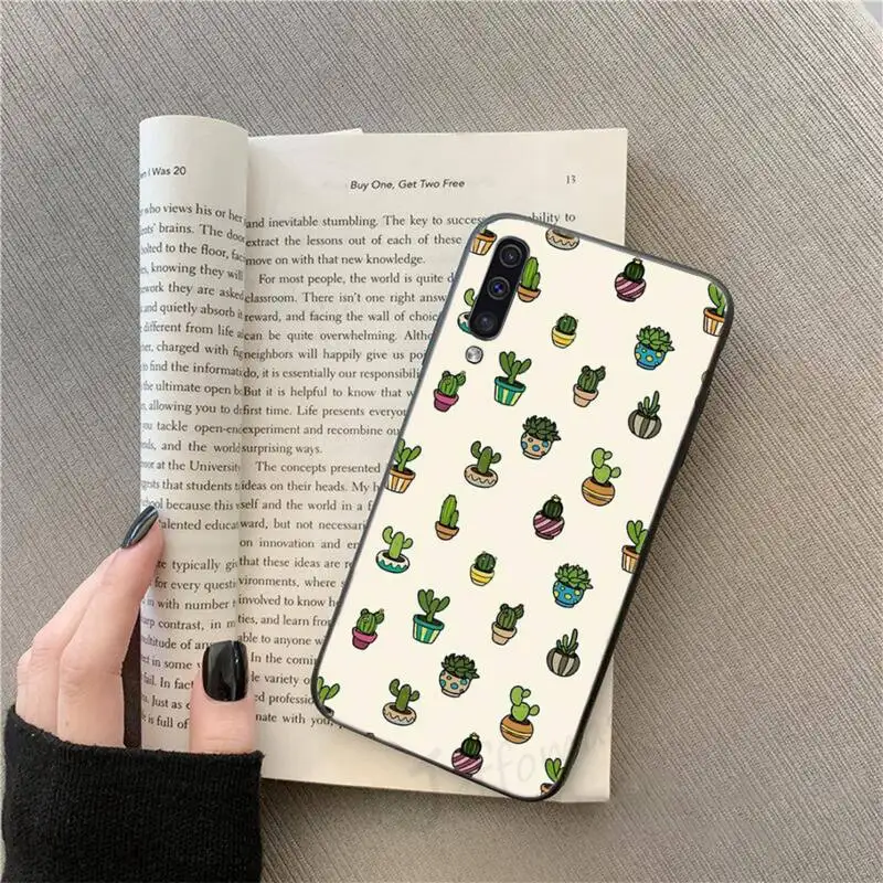 

Plant Cactus pattern Phone Case For Samsung galaxy S 9 10 20 A 10 21 30 31 40 50 51 71 s note 20 j 4 2018 plus