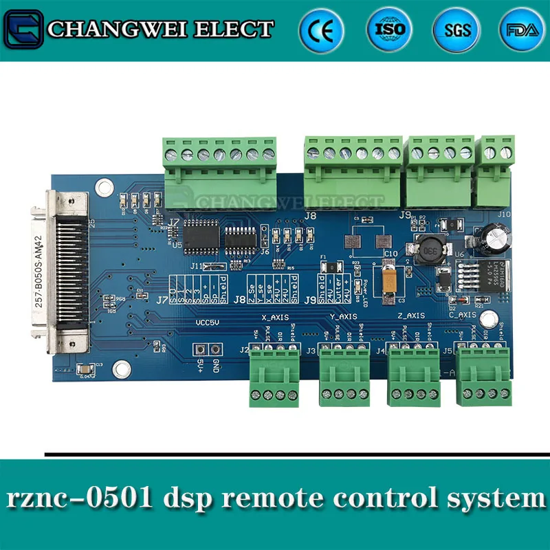 Rznc-0501 dsp система дистанционного управления с 3-осевым ЧПУ маршрутизатором dsp0501 hknc