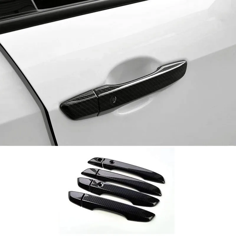 

2016-2018 For Honda Civic 10th Car door Handle protector Decoration trim Cover-ABS Carbon fibre car styling Accessories 8pcs