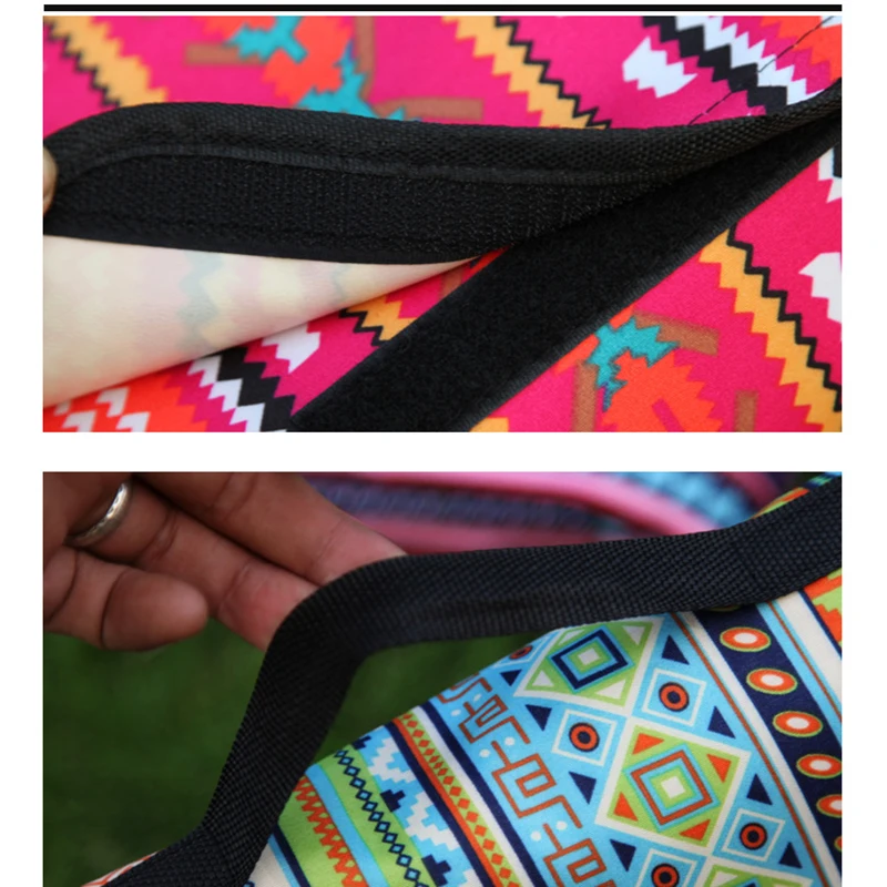 

Retro Printed Camping Mat Waterproof Portable Outdoor Picnic Beach Blanket Mattress For Multiplayer Foldable Sleeping Hiking Pad