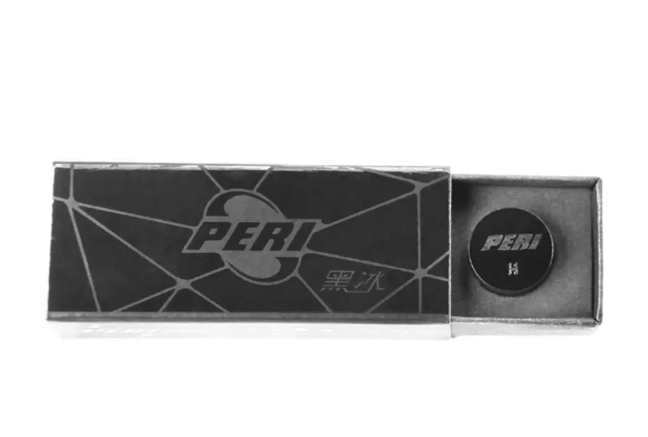 Цельнокроеные наконечники для бильярдного кия PERI Black Ice Tip s m H 14 мм