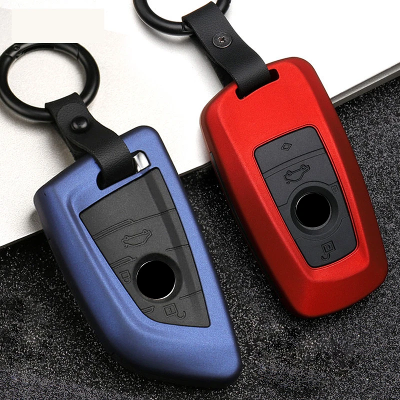 Новинка Модный чехол для автомобильного ключа из АБС углеродного волокна с