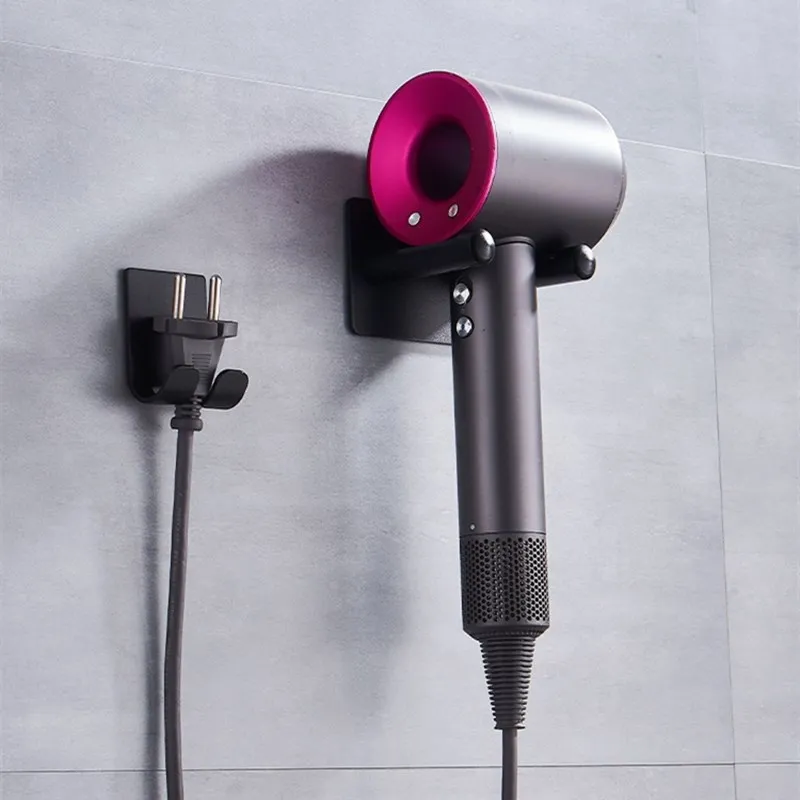 Полки для ванной комнаты черный/серебристый настенный стеллаж хранения полка Dyson