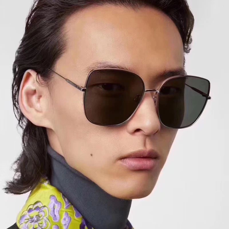 

Oversize Retro Oval Sunglasses for Women/Men Harajuku Vintage Sunglasses 90s Couples Sun Glasses Accessory UV400 Gothic Style