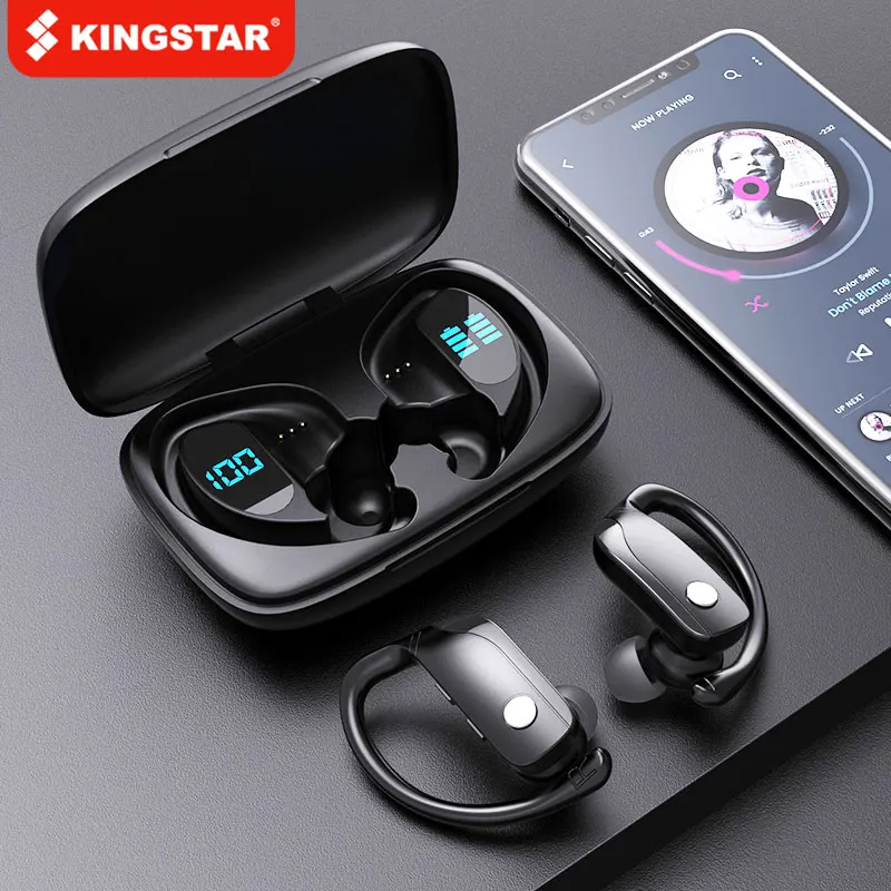 

TWS-наушники с поддержкой Bluetooth и зарядным футляром на 3500 мА · ч
