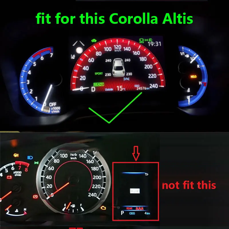 Для Toyota Rav4 XA50/Camry/Corolla Altis 2018 2019 2020 Smart TPMS система контроля давления в шинах цифровой