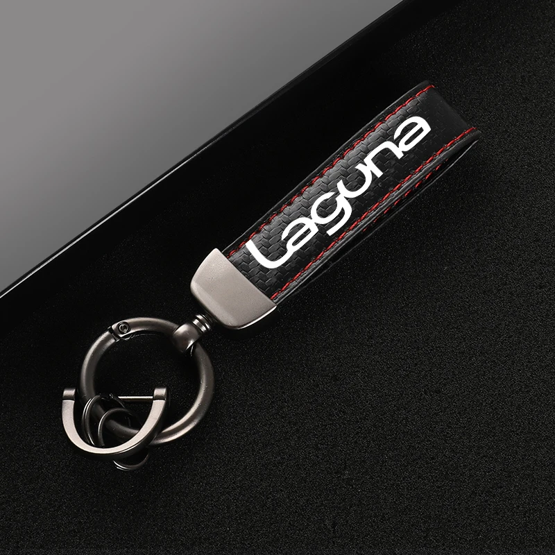 Кожаный Автомобильный Брелок с поворотом на 360 градусов кольца для ключей в форме