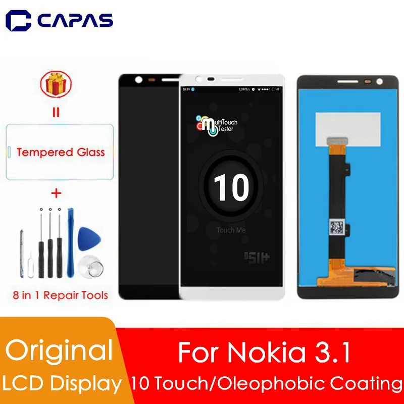 Оригинальный сенсорный ЖК-экран для Nokia 3 1 сменный запасные ремонтные детали |