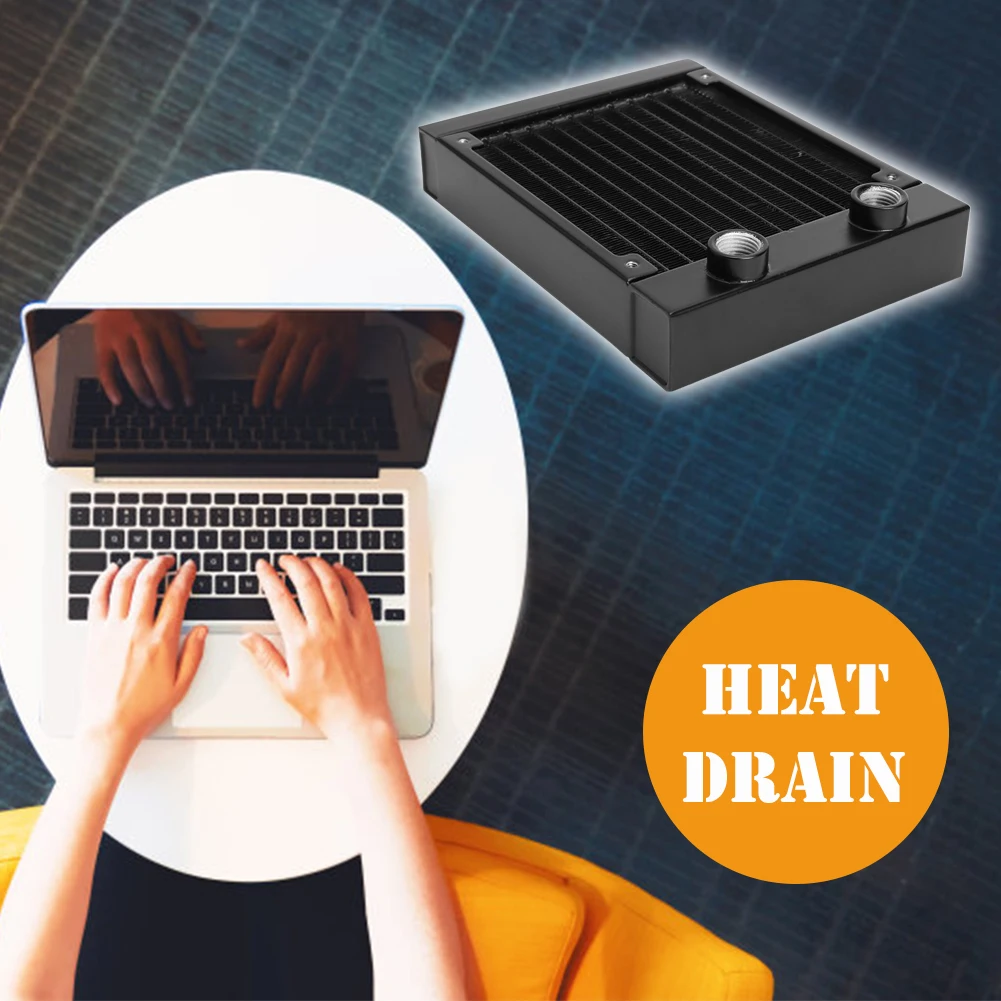 Охладитель воды coolerl 12 трубок 120 мм/240 мм/360 мм алюминиевый радиатор ЦП