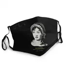 Jane Austen, английская Новая маска против смога, Регулируемая Маска для лица для гордости и предсказаний, защитный респиратор унисекс, маска для рта