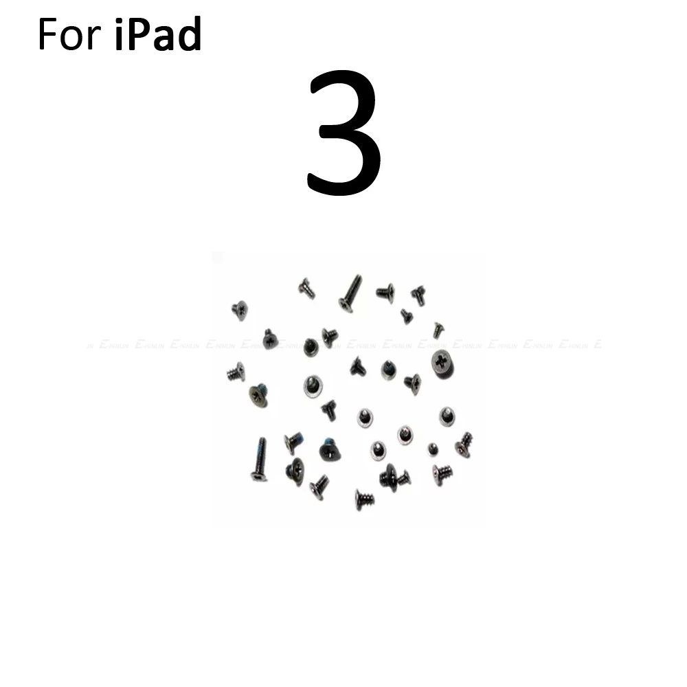 Новые внутренние аксессуары болт с нижней крепежные винты для iPad 4 Air Mini 1 2 3 полный набор винтов запасные части - Цвет: For iPad 3