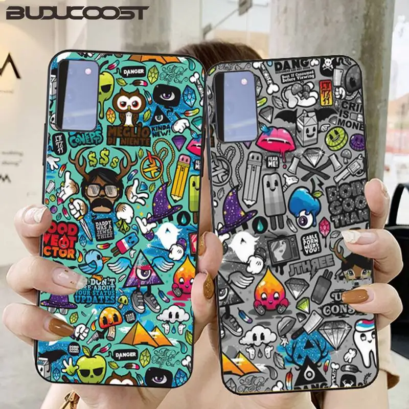 Веселый мультяшный чехол-пазл для телефона Samsung S6 S7 edge S8 S9 S20 S21 S30plus ultra S21/S30 S10-5G lite