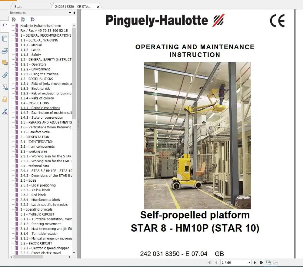 for Haulotte Work Platforms and Telehandlers Service Maintenance &amp Operators Manual Training Spare Parts 16.2GB | Автомобили и