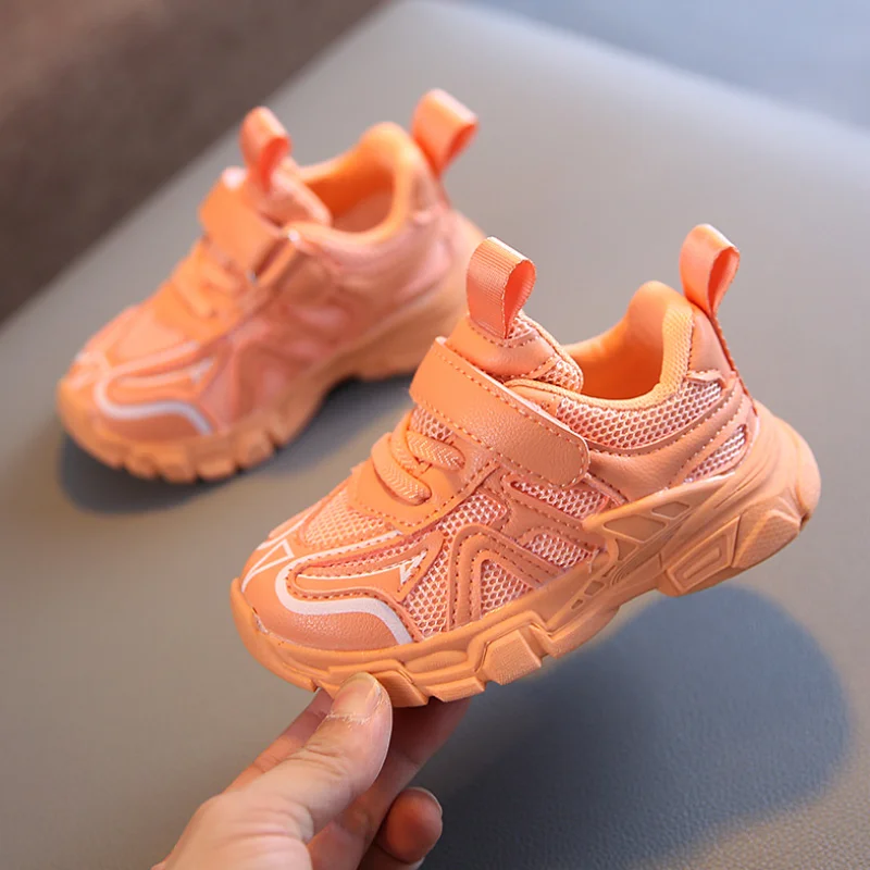 Белая обувь для детей Обувь девочек с зернистой поверхностью Повседневные