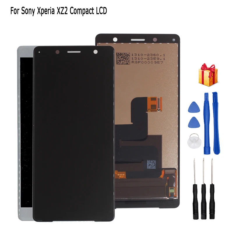 Для sony Xperia XZ2 Compact lcd дисплей кодирующий преобразователь сенсорного экрана в сборе запасные части для sony XZ2 Mini lcd экран