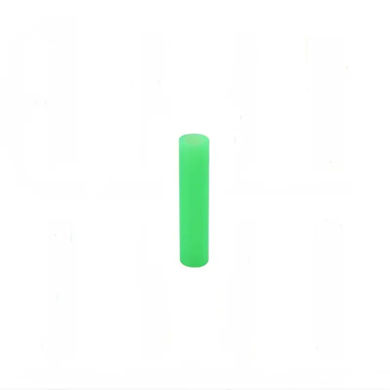 Urijk Reusablew Drinking Straw Colorful Straw Silicone Sleeve With Clear Brush Bar Supplies Stainless Steel Straw High Quality - Цвет: green