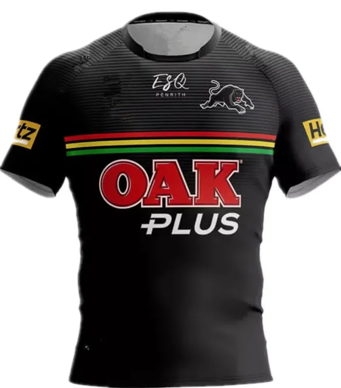 Футболка PENRITH PANTHERS коллекция 2021 футболка Penrith Panthers для регби дома/отдыха