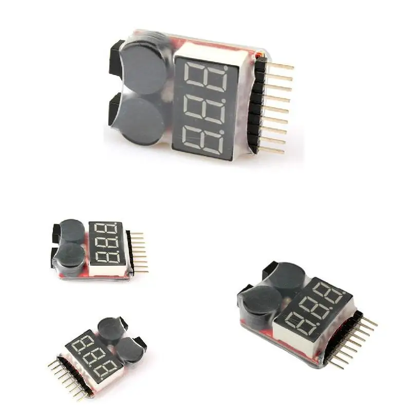 1-8S светодиодный Lipo монитор напряжения индикатор проверки тестер низкого