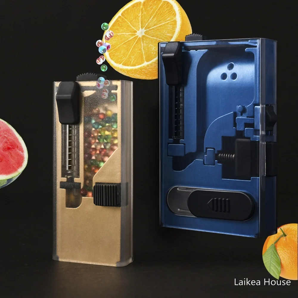 

Cigarette Filter Capsule Box Portable Bead Box Mixed Bursting 100PCS Mixed Bursting Beads Fruit Flavor Cigarettes Installation