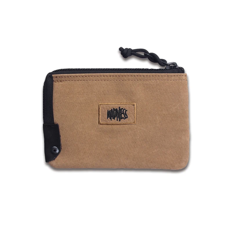 

Japanese and Korean Brand Mens Wallet Leather Purse Zipper Short Men's Wallet Coin Purse For Men Waterproof Small Storage Bag