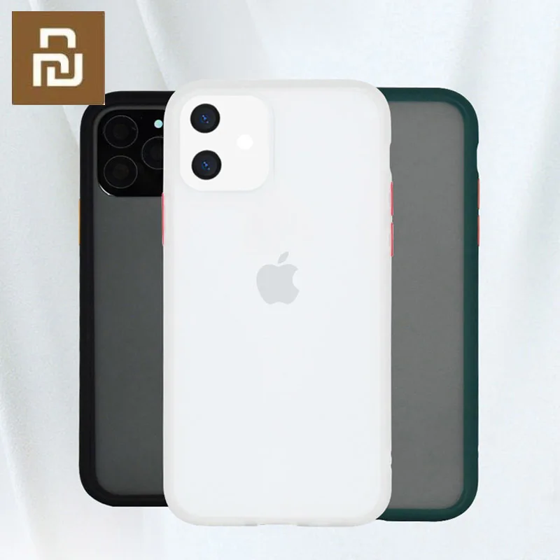 Youpin WIZ матовый защитный чехол для IPhone 11/11 Pro/11 Pro Max с HD закаленной пленкой