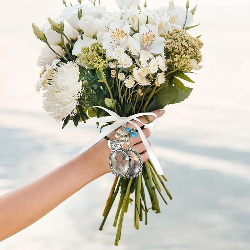 Свадебный букет очаровательный кружевной Овальный свадебный Шарм-ангел