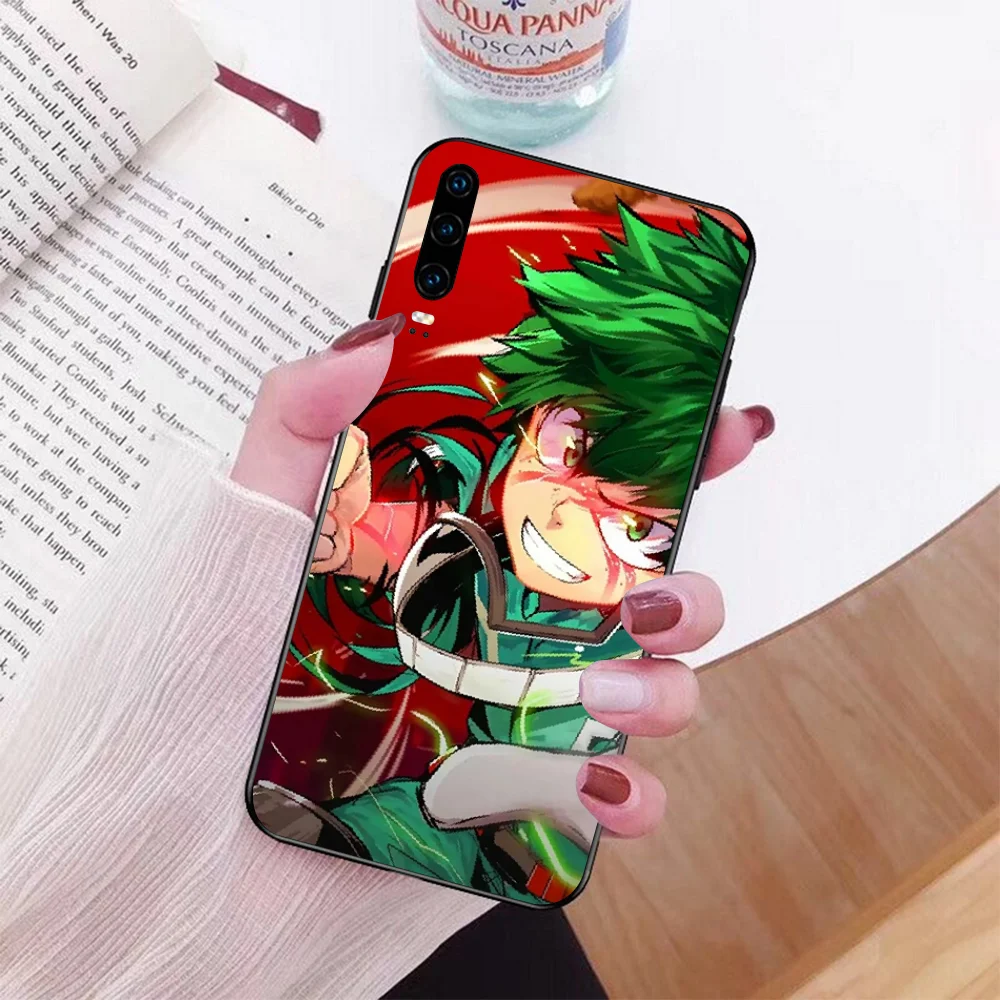 Чехол для телефона с аниме Мой герой Моя геройская Академия deku bakugou Huawei P9 10 lite P20 pro