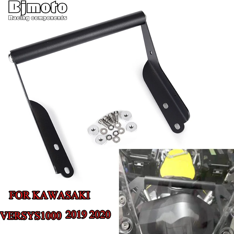 

Motorcycle smart Mobile Phone GPS Plate bracket Supporter stand Holder Bar 20 mm FOR KAWASAKI VERSYS1000 VERSYS 1000 2019 2020