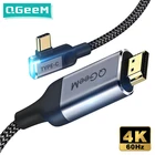 Usb c к hdmi кабель совместимый адаптер 4k 60 Гц Тип c к hdmi 2,0 кабель Thunderbolt 3 кабель для Macbook Huawei Mate10 Sumsang S8