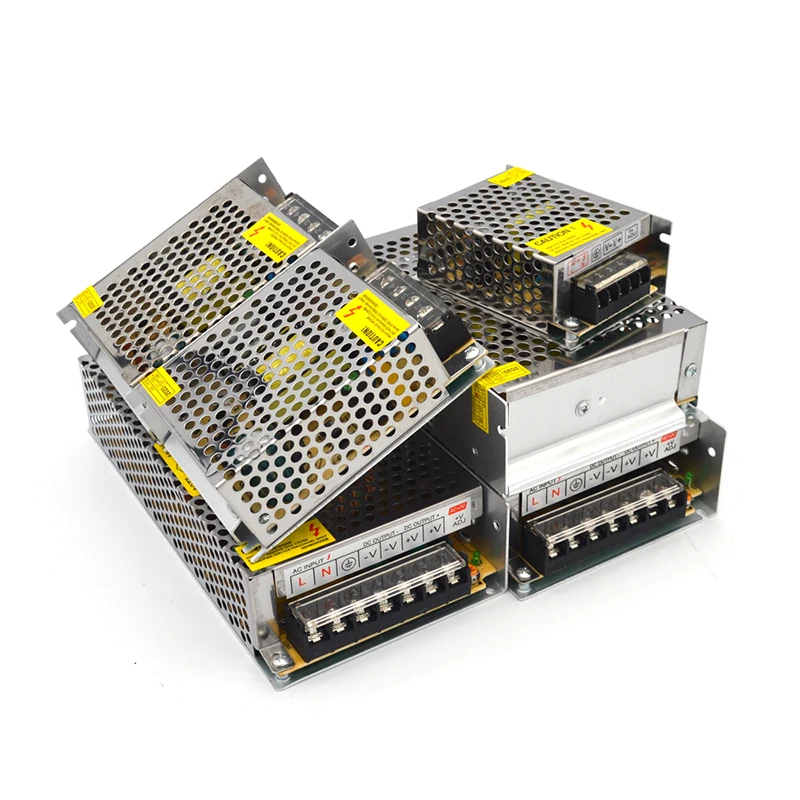 AC DC 12V 15V 18V 24V 36V Питание адаптер 1A 2A 3A 5A 10A 20A 30A освещение трансформатор 220 В до 12 в