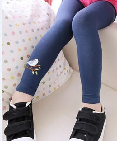 Одежда для малышей девочек леггинсы Дети брюки теплые мальчиков и с принтом