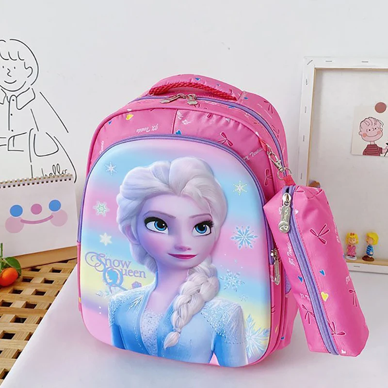 Рюкзак для начальной школы Disney Холодное сердце милый школьный ранец с градиентом