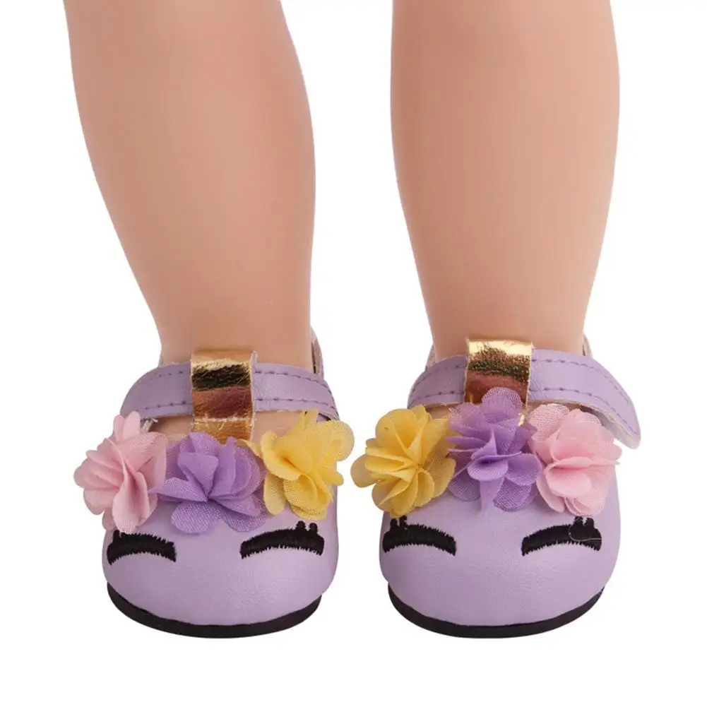 

18 Inch Girls Dolls Cute Shoes For Dolls Accessories Fashion Gift Kids Toys S2M0