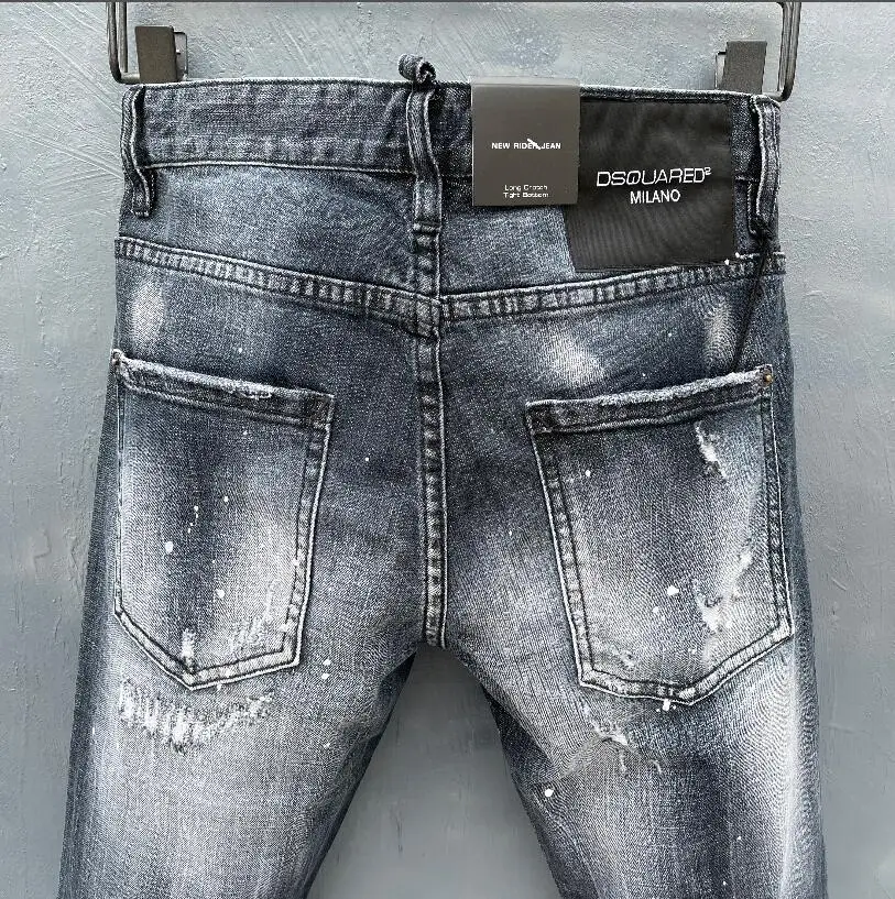 2021 Hot classic,Authentic DSQUARED2,Retro,Italian brand ,Women/Men Jeans,locomotive,Jogging jeans,DSQ051