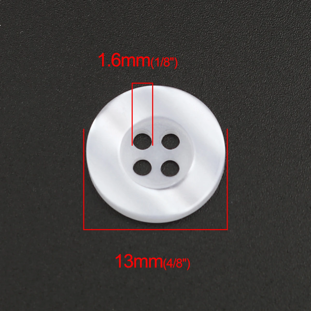 

300 PCs 13mm Silver-Grey Resin Round Buttons 4-Hole Sewing Shirt Buttons For Clothing Cutting Making Decorations Sewing Tools